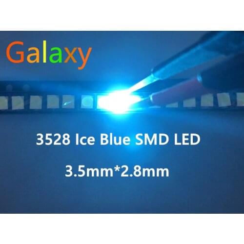 1000PCS MD LED 3528 Ice blue LED lamp beads Light emitting Diode Factory direct sale