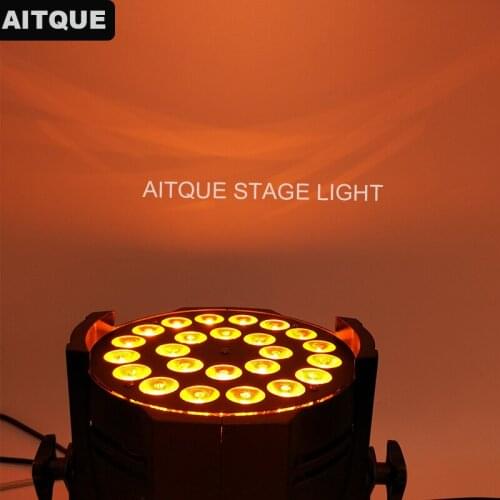 20lot New effect led light for club uv led par dmx 24x18w rgbwa uv 6in1 led par light dmx512