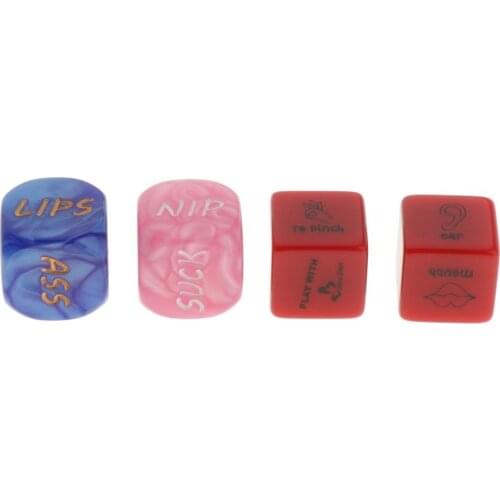 4xMulti-positions Funny Dice Sex Love Humor Gambling Erotic Toys for Couples