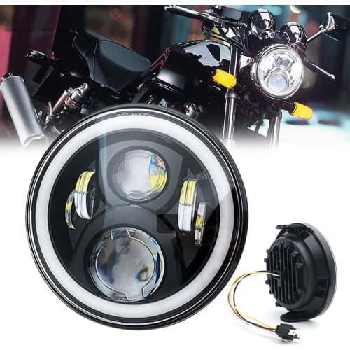 7 inch Round LED Headlight Lamp With DRL For Honda CB500 CB400 CB1300 Hornet 250 Hornet 600 Hornet 900 VTEC VTR250 Motorcycle