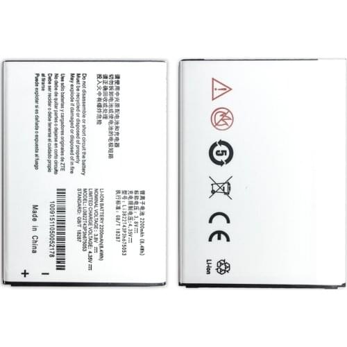 For ZTE Blade QLux Q Lux A430 Mobile Phone Battery Li3822T43P3h675053 For ZTE Blade QLux Q Lux A430 2200mAh