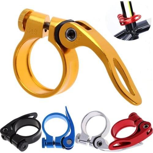 31.8mm Bicycle Quick Release Seat Tube Clamp For 27.2/28.6mm Tube MTB Bike Seat Post Seatpost Clamp Accessories