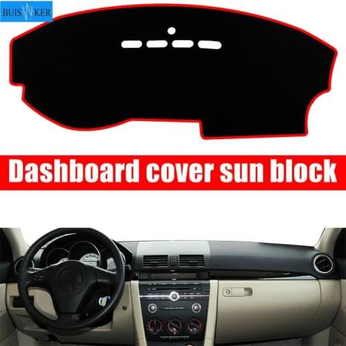 Dashboard Cover For Mazda 3 M3 BK 2004 2005 2006 2007 2008 Dashmat Dash Mat Sun Shade Dash Board Cover Carpet Non-slip Car Pad
