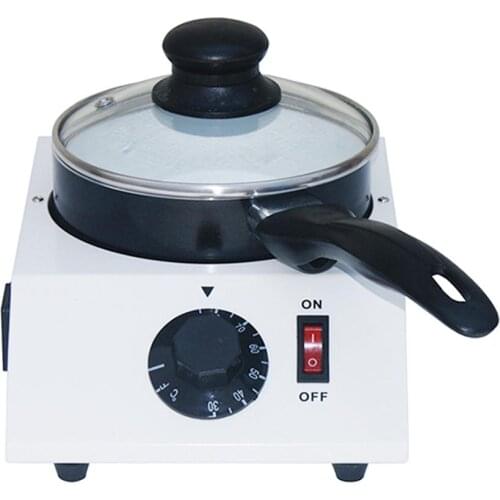 Mini Electric Chocolate Melting Machine Ceramic Non-Stick Pot Tempering Cylinder Melter Pan for Chocolate Cheese Fondue