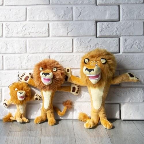 Toys for children,animal crossing,Cute Cartoon Madagascar Lion Plush Toy Creative Plush Toy, Doll，Childrens holiday gifts