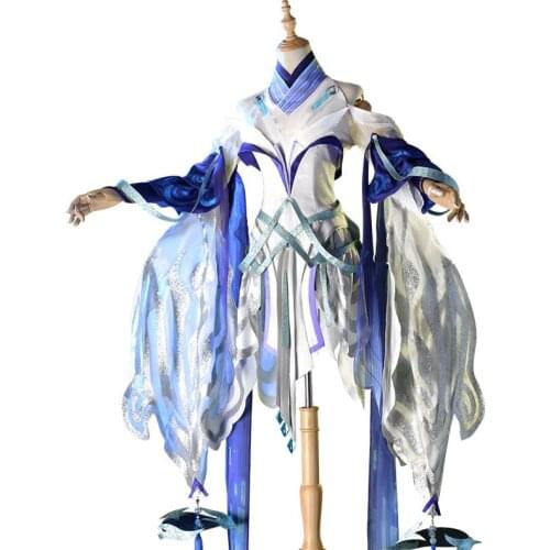 Anime King Of Glory Diao Chan Cosplay Costume Dress Panyhose Rompers Daily Carnival Party Festival Uniform Brand New