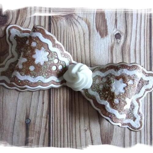 KSCRAFT Christmas Gingerbread Cookie Bows Metal Cutting Dies Stencils for DIY Scrapbooking Decorative Embossing DIY Paper Cards