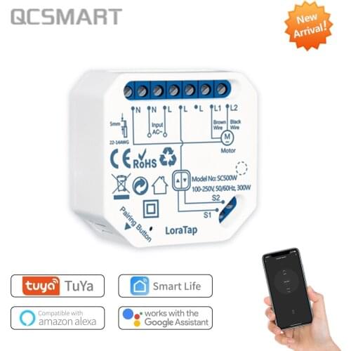 Tuya Smart Life WiFi Cutain Switch Module for Roller Shutter Motor Google Home Alexa Voice Control App Timer Smart Home DIY