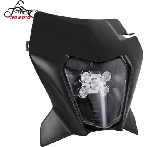 Motorcycle New 2018 19 LED Headlight Headlamp For KTM EXC xcw xc sx-f xc-w Six Days 125-450 690 LED Head Lamp Lighting Enduro