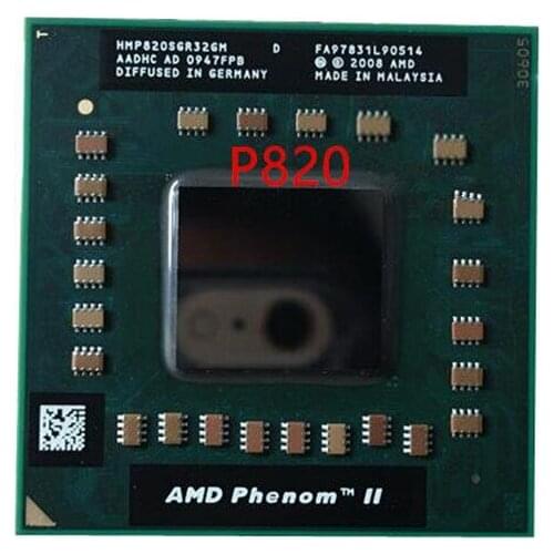 Original AMD Phenom P820 HMP820SGR32GM CPU 1.8GHz Socket S1 triple Core Laptop processor