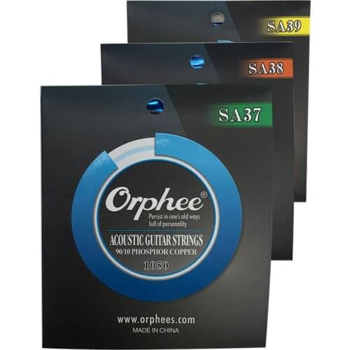 Orphee High End Professional SA Series Medium Light Extra Light Acoustic Guitar Strings Nickel alloy & Phosphor Bronzee Material
