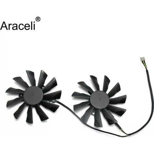 PLD10010B12HH 95mm GTX780Ti 780 750Ti 660 760 Fan PLD10010S12HH 40mm 12V 0.40A 4Pin for MSI R9 270X 280X 290 290X Twin Frozr B