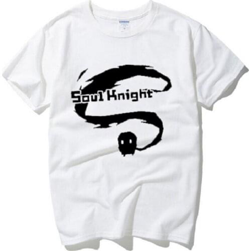 High-Q Unisex Anime Soul Knight Casual T-Shirt Tee Shirt Soul Knight Cotton Loose T-Shirt Tee