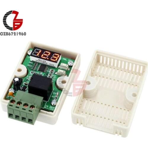 12V Relay car battery Undervoltage Module protection controller Power switch Voltage time delay power on/off adjustable