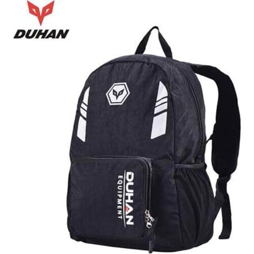 Duhan 17L Motorcycle Helmet Bag Women/Men Outdoors Shoulder Bag Kinght Travel Backpack Foldable Moto Bag Cycling Backpack