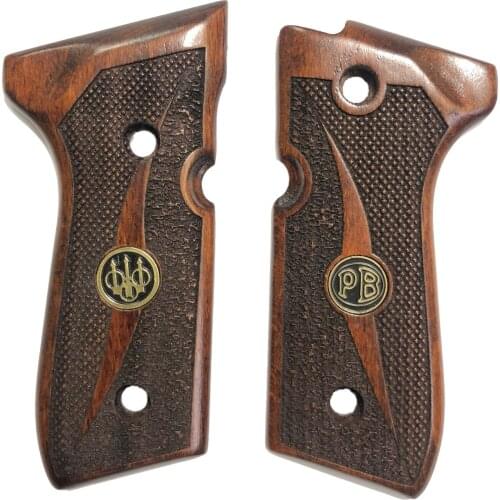 Beretta F92 Yavuz 16 Metal Beretta With Logo Laser Cutting Outdoor Wooden Grip