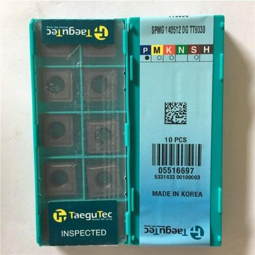SPMG140512-DG TT9030 100% Original TAEGUTEC carbide insert with the best quality 10pcs/lot free shipping