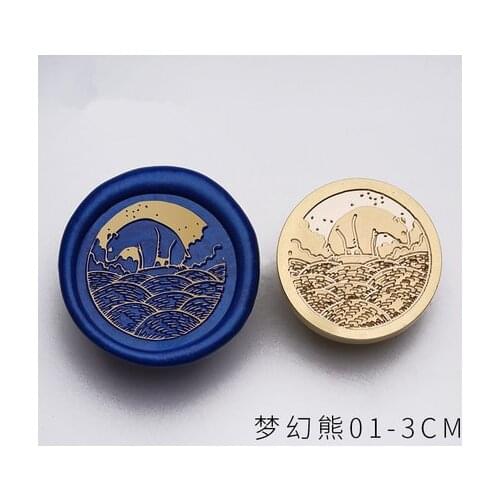 Wax Seal Stamp Retro Antique Sealing Wax Scrapbooking Stamps HEAD Wedding Decorative Metal Handle with love map Tree FLOWER ROSE