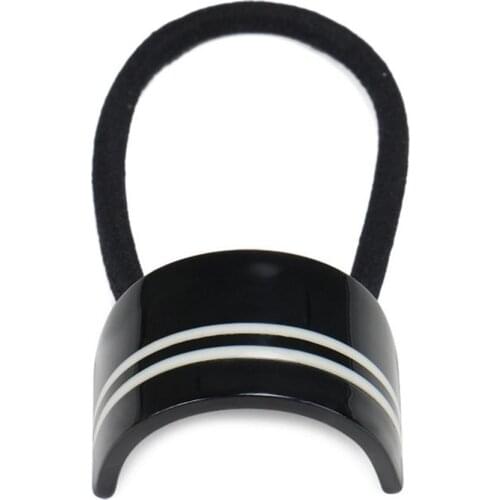 2pcs Pretty Ponytail Holders for Women Girls New Cellulose Acetate Hair Accessory Ornament Jewelry for Tiara Hair Rope Ties Wear