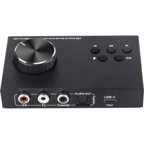 Kebidu Sound card Profession Computer USB 3.5mm Audio interface External For PC stereo output Channel 7.1 Adapter Converter