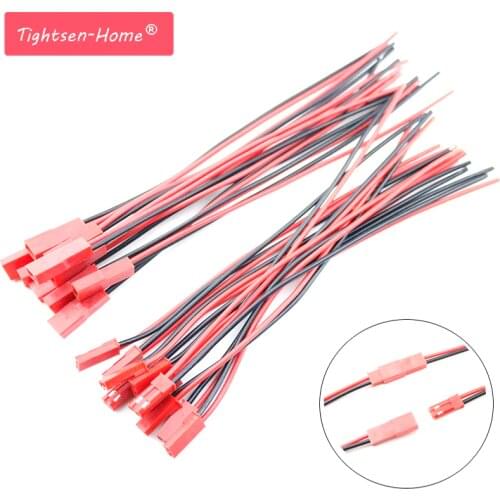 2-10Pairs 2 Pin Connector JST Plug Cable Male/Female For RC BEC Battery Helicopter DIY FPV Drone Quadcopter 100/150mm