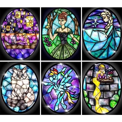 5D DIY Diamond Painting Disney Animal Pegasus Cartoon Full Square Round Handmade Mosaic Set Embroidery Cross Stitch Home Decor
