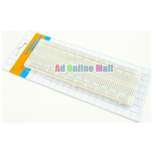830 Holes Solderless Breadboard Universal Plate Experiment Board Test Circuit Board