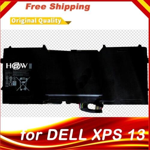56Wh 7.6V Genuine 90V7W JHXPY 5K9CP JD25G 090V7W Laptop Battery For Dell XPS 13 9343 9350 RWT1R DIN02 0N7T6 0DRRP