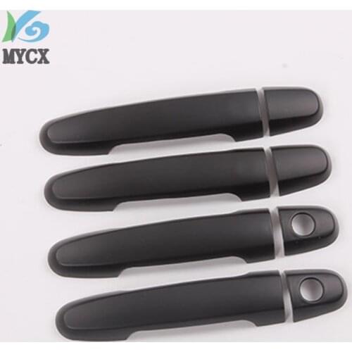 For Toyota Hilux Accessories ABS Matte Black Color Door Handle Cover For Toyota Hilux Vigo 2005-2014