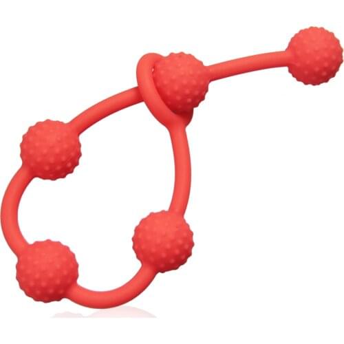 Candiway Anal Beads Chain G-spot anal balls Bead Chain 26cm Butt Plug, silicone anus sex toy for couples lover sexy games