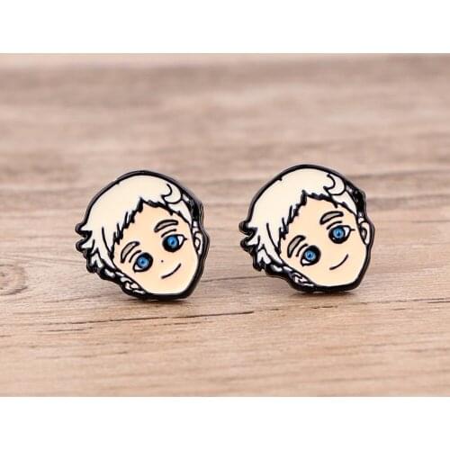 BG1136 Anime Stud Earring Stainless Steel Earring Handmade Enamel Jewelry Girls Cute Earrings Gifts