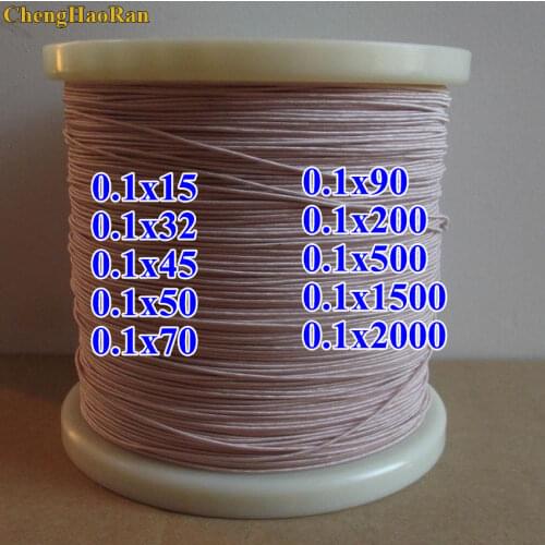 ChengHaoRan 0.1*15 0.1*32 0.1*50 strand miner antenna Liz wire multi-strand polyester filament wrapped copper yarn wrapped yarn
