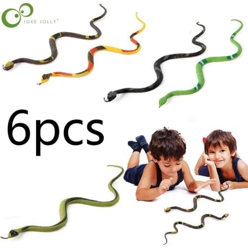 Childrens Simulation Crawling Wild Animal Model Tricky Python Rattlesnake Model Vent toys educational toys birthday gifts WYW