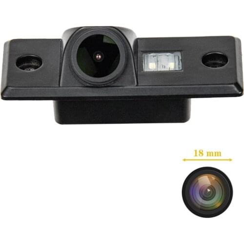 Freezzmi HD Car Rear View Reverse Camera Plate Light for VW Touareg Passat B5 b6 Tiguan Polo Santana Golf V Skoda Fabia Octavia