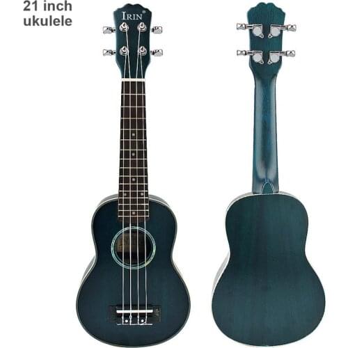 21 Inch Soprano Ukulele Spruce Wood 15 Fret Four Strings Hawaii Guitar with Abalone Shell Edge Sound Hole Musical Instruments