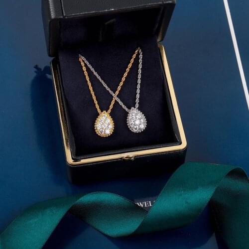 Hot Brand Pure 925 Sterling Silver Top Qualit Beach Necklace Slide Stone Drop Pendants Move Stone Design Summer Neckalce Jewelry