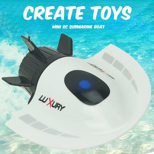 Create Toys Mini RC Boat RC Toy Remote Control Waterproof Diving Christmas Gift for Kids Boys
