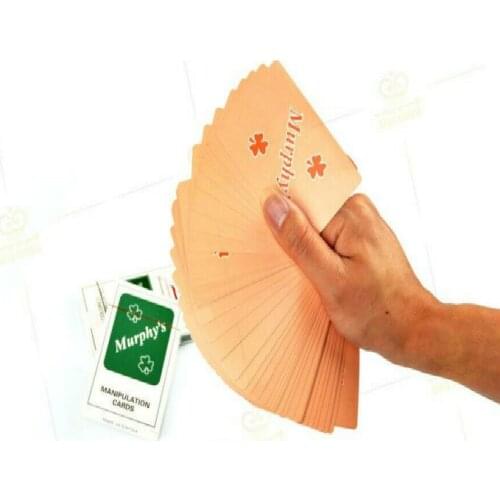 Manipulation Cards Thin Cards (Green) Stage Magic Tricks Card Magic Props Magician Tool