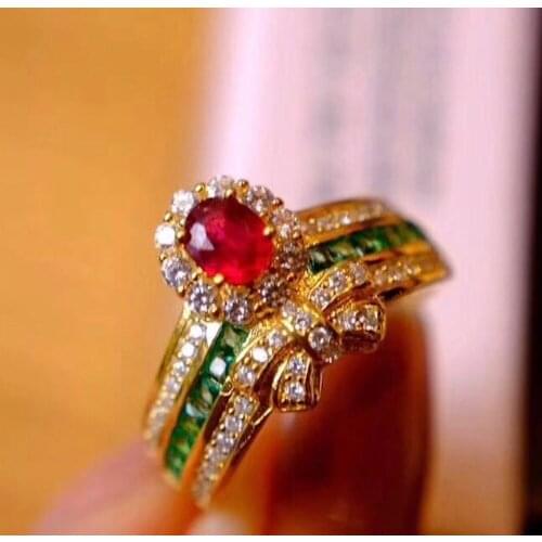 Gemstone ring luxe women jewelry minimalist jewelry jewelry naturales sterling silver ruby gifts for women rings