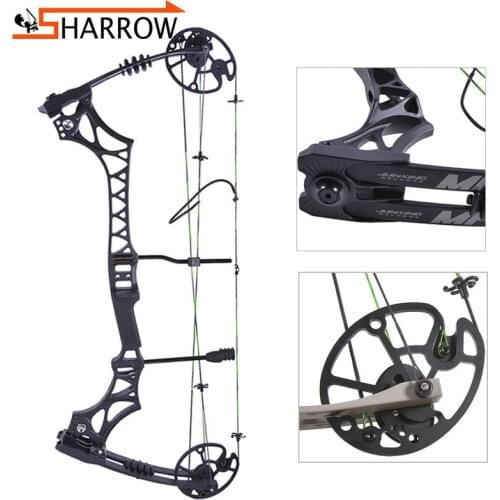 1set M129 Pulley Compound Bow 30-70lbs Adjustable Archery Arrow Catapult Shooting Right Hand Bow For Hunting Accessories