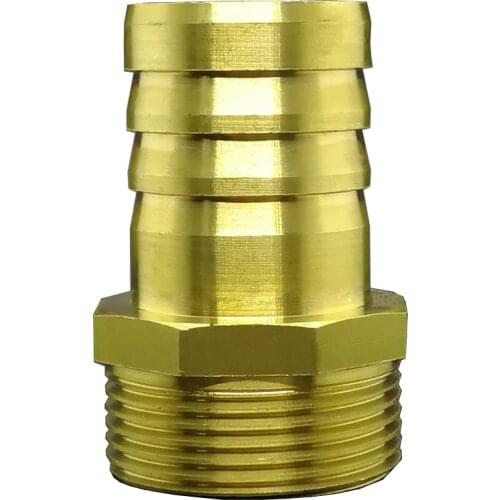 Copper outer wire pagoda mouth connector 4 6 points 1 1.2 1.5 2 inch water pump hose water pipe green port 1/2