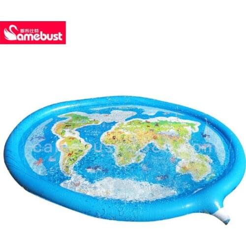 Summer inflatable water spray pad thickened pvc children outdoor Splash pads swimming pool toy kid gifts