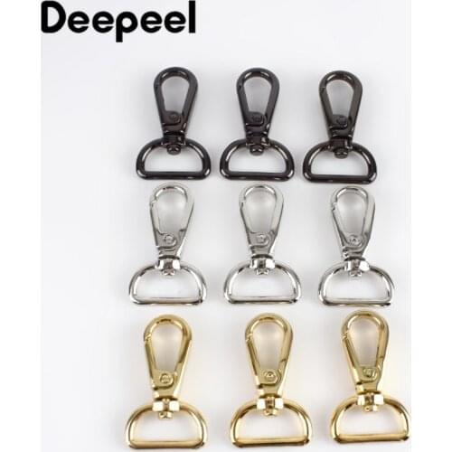 5/10Pcs 19mm Metal Buckles For Bag Dog Collar Webbing Buckle Hanger Lobster Clasps Swivel Trigger Snap Hook DIY Accessories