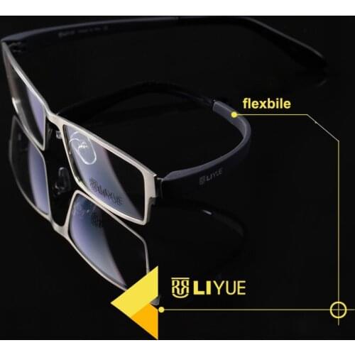 Alloy glasses frame men male optical spectacles computer prescription myopia eye glasses transparent glass frame fake eyeglasses