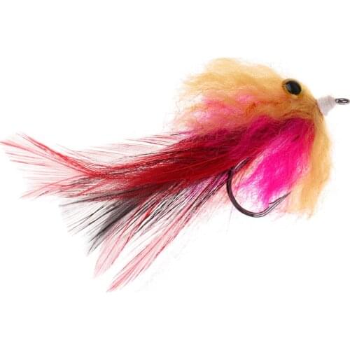 Rose Insects Fly Hooks, 2.8" Trout Salmon Steelhead Pike Fly Fishing Streamer Flies