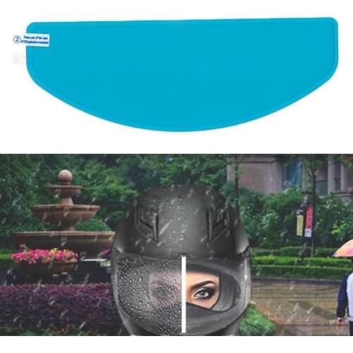 2pcs Motorcycle Helmet Anti-fog Patch Film Helmet Rainproof Lens Protective Film Visor Antifog Motor Racing Accessories
