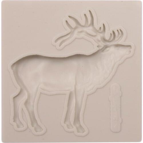 Christmas Deer Antler Elk Silicone Molds XMAS Resin Moulds Gift Party Decoration Jewelry Tools Pendant for Making