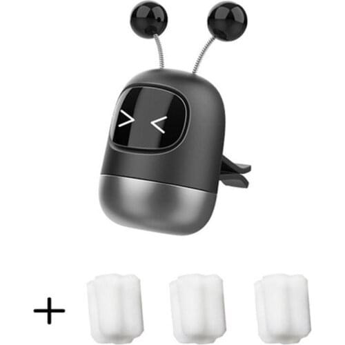 Cute Robot Car Air Freshener Air Aromatherapy Condition Clip Diffuser Auto Air Vent Mount Clip Girl Car Accessories Car Perfume