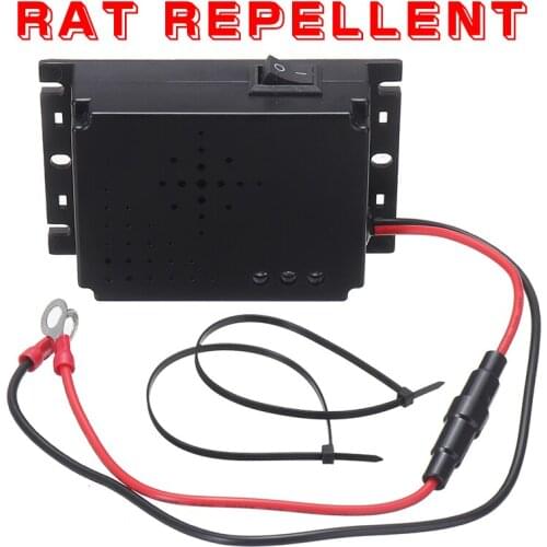 12V Car Engine Rat Rodent Marten Ultrasonic Repellent Shock Mice Repeller Pest Control Tool Vehicle Protection Tools