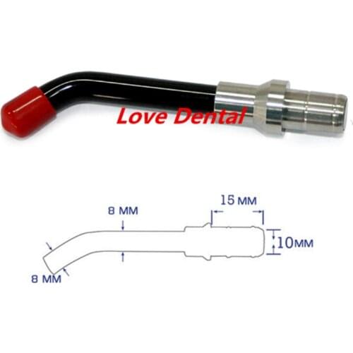 8x15x10mm Universal Tip Guide Optic Fiber Rod for Dental Curing Light Lamp -TOP1